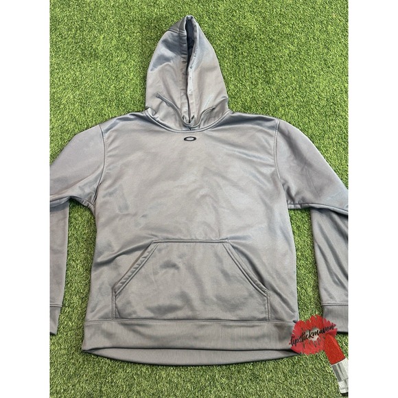 Oakley Other - Oakley‎ Hoodie Mens Large Gray Hooded Pullover Surfer Streetwear Comfy